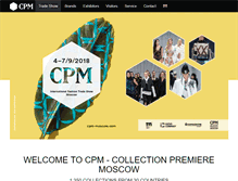 Tablet Screenshot of cpm-moscow.com
